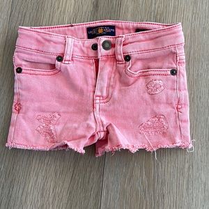 Lucky Brand Girls Coral Denim Shorts